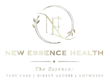 New Essence Health logo with tagline: True Care, Direct Access, Anywhere